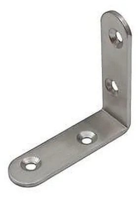 Produktbild von Edelstahl Winkelverbinder Lochwinkel Verbinder Holzverbinder Halter 4-04 65x65x19mm (2,8mm) 1 Stück