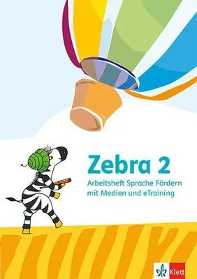 Produktbild von Zebra 2. Arbeitsheft Sprache Förderheft mit eTraining Klasse 2