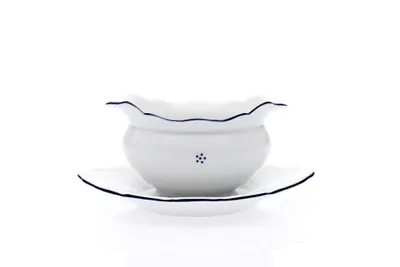 Obrázek produktu pro Omáčník, český porcelán, Verona, 0,45 l, modrá valbella, G. Benedikt