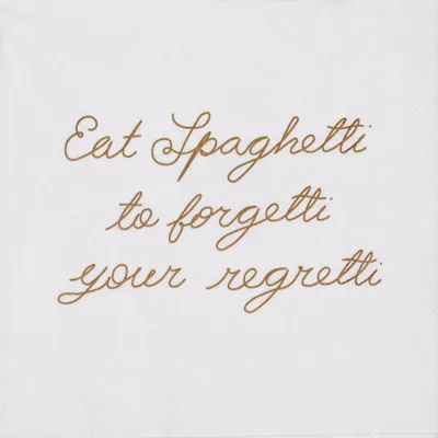 Produktbild von Räder Design Serviette Eat Spaghetti (20-teilig)