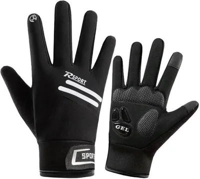 Produktbild von Fahrradhandschuhe – Winddicht – Schwarz