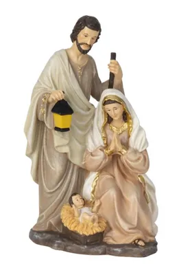 Dieses Bild zeigt eine Darstellung der Heiligen Familie bestehend aus Maria, Josef und dem Jesuskind