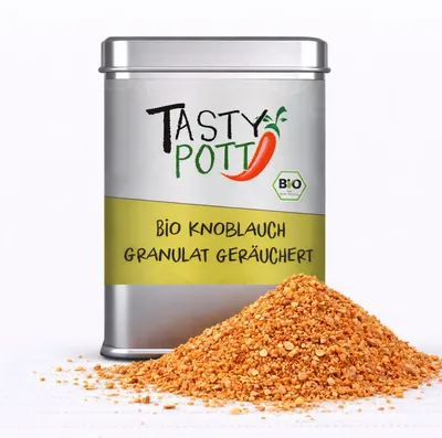 Produktbild von Tasty Pott geräuchertes Knoblauchgranulat - 100g
