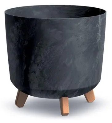 Obrázok produktu pre Kvetináč GRACIA TUBUS BETON EFFECT DGTL300LE 29,8 cm antracit