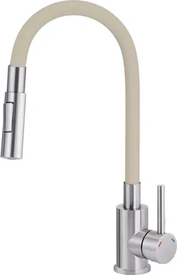 Obrázok produktu pre Kitchen faucet with bent spout - 2 types of spray