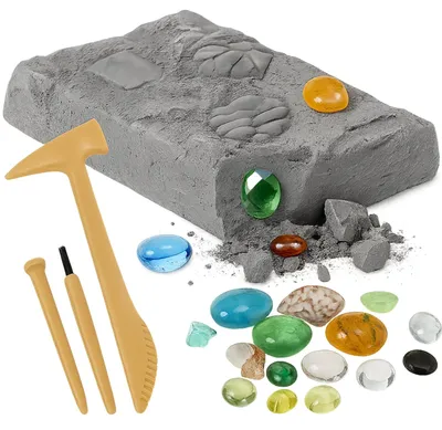 Obrázek produktu pro kopalnia krystalů vykopávky sada malý archeolog hledání diamantů