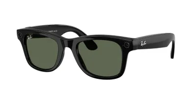Produktbild von Ray-Ban meta Wayfarer (Gen 2) - RW4012 - Shiny Black Rahmen Green Gläser