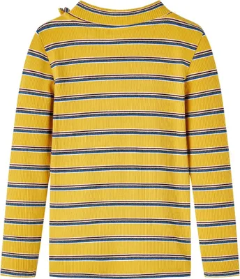 Immagine prodotto di vidaXL Camicia a maniche lunghe per bambini ocra 140