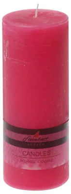 Produktbild von Stumpenkerze "Raureif" Fuchsia 200/78 mm