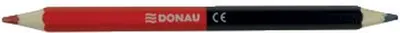 Obrázek produktu pro 12x DONAU 3811101-04 Farbstift-Silbenstift Jumbo rot/blau Dickkern Mine