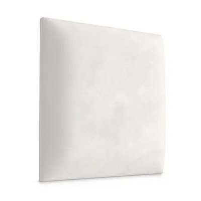 Produktbild von Muralo Polsterpaneel WANDKISSEN Wandpolster Bettkopfteil Wandpaneel Creme 40 cm x 40 cm