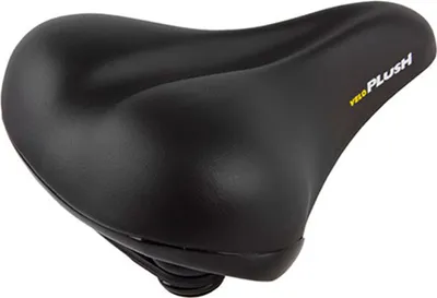 Produktbild von Velo Elasto D2, Fahrradsattel, Stadt, Unisex, Schwarz, Einfarbig, 22 cm