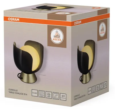 Produktbild von Tischleuchte E14 D: 20 cm 21 cm hoch rund Modern Tischlampe