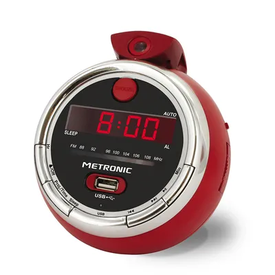 Produktbild von Metronic 477024 Uhrenradio, MP3-Wiedergabe, USB