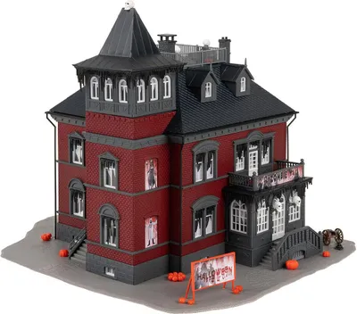 Produktbild von Faller Bausatz H0 190034 Aktions Set Halloween Altstadthaus Villa Helloweenparty