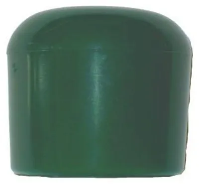 Produktbild von 20 Stück Kappe für Rundrohr D = 40 mm L = 23,50 mm --- MOOSGRÜN --- PVC