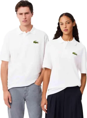 Obrázok produktu pre LACOSTE SHORT SLEEVED RIBBED COLLAR Weiß
