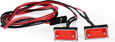 Produktbild von RC-Auto LED-Scheinwerfer / Beleuchtung - verschiedene Ausführungen Ausführung: 2x Blinker (1/10, 1/8) - Rot