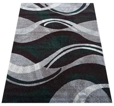 Image de Tapis OTTO 01 Gris-vert 120 x 170 cm