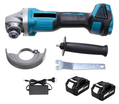 Produktbild von Akku-Winkelschleifer - Bürstenlos - 125 mm - 20.000 U/min - 4 Geschwindigkeiten - 2 Akkus - Zum Schleifen und Trennen