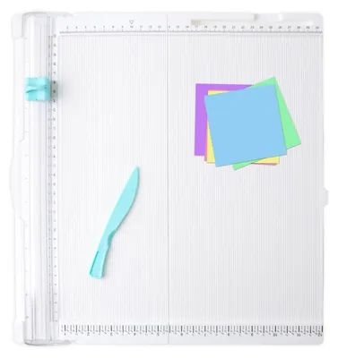 Papierschneider mit Falzbrett, 35 x 36 cm, 2-in-1