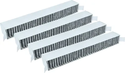 Produktbild von vhbw 4x Aktivkohlefilter Ersatz für Miele 11662790, DKF 30-P für Dunstabzugshaube