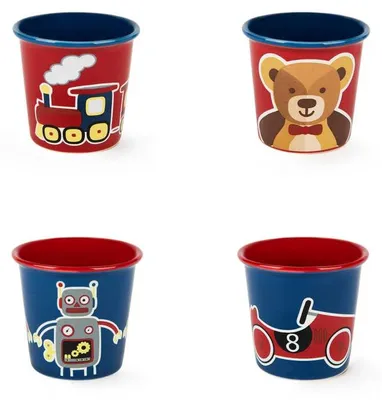 Productafbeelding van Excelsa set van 4 espressotassen, vintage, speelgoedporselein, 9 cl, multicolor