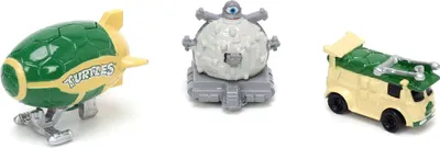 Produktbild von 3 véhicules NINJA TURTLES, JAD31790, Maßstab, JADA TOYS