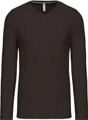 Produktbild von Kariban Herren Langarmshirt Longsleeve Longline T-Shirt Sweatshirt, Größe:S, Farbe:Dark Khaki
