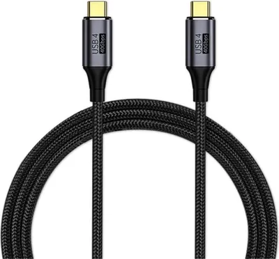 Produktbild von PremiumCord USB4™ Gen 3x2 40Gbps 8K@60Hz 240W Thunderbolt 3 Kabel 0,8 m