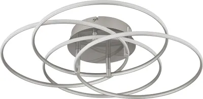 Produktbild von LED Deckenleuchte, Ringe beweglich, silber, D 51,5 cm