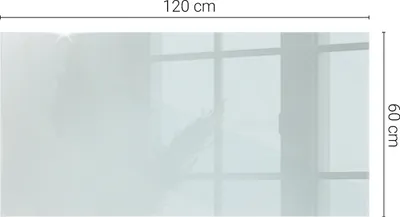 Zdjęcie produktu dla Transparentny – 120x60 cm – Prostokątny Blat Szklany – Szkło Hartowane ESG – Blat Do Stołu Jadalnianego – Blat Stołowy Szklany – Stylowy – Stabilny – Łatwa Pielęgnacja – Nowoczesny Wygląd