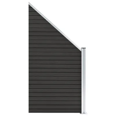 Obrázek produktu pro vidaXL Zaunelement WPC 95x(105-180) cm Grau