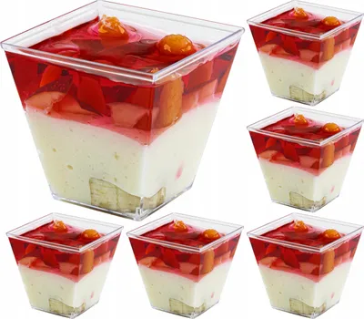 Immagine prodotto di Contenitori trasparenti per finger food 8 cm 50 pezzi