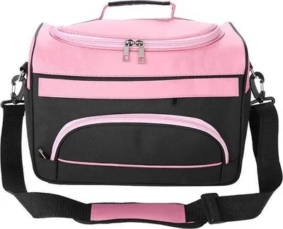 Produktbild von Große Reisebeutel für Friseur-Tools, Haar-Apparate, Salon-Geräte, Reise-Tasche, OP-Tasche (Farbe: Rosa)