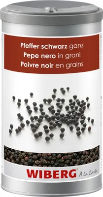 Immagine prodotto di Pepe nero Wiberg sapore molto intenso e piccante 630g