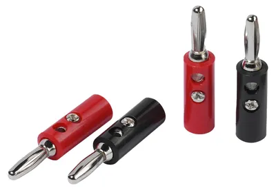 Produktbild von VIVanco™4er-Set Bananenstecker