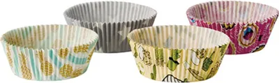 Produktbild von Papierbackform, 4 Muster, 5x2,5cm, 60 Stück.