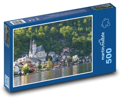 Obrázok produktu pre martinpuzzle - Puzzle 500 - Domceky pri jazere