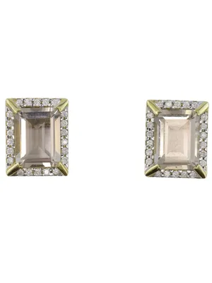 Produktbild von MIAMAR 0993689 Damen Ohrstecker 14 Karat (585) Gelbgold Gold weiß