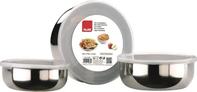 Produktbild von Edelstahltöpfe - Set 14+16+18cm