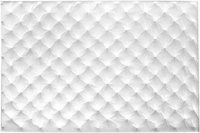 Obrázek produktu pro Zvuková izolace 50 x 80 cm – bílá bavlna – tlumící hluk – akustický panel
