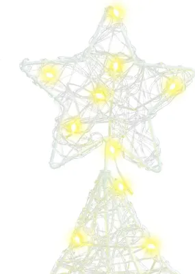 Produktbild von vidaXL Weihnachtsbaum mit 100 LEDs Warmweiß 120 cm Acryl