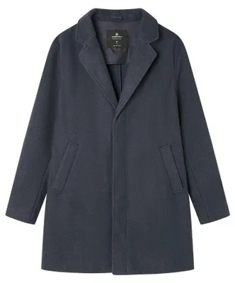 Produktbild von Springfield Herren Woolen Effect Coat Wollschicht, blau, L