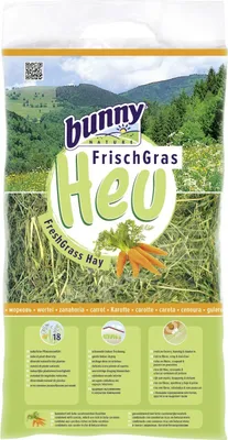 Image de Bunny FrischGras Heu Karotte                              500 g