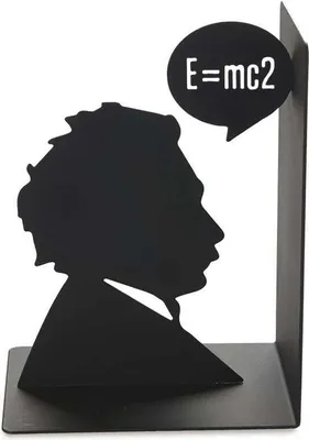 Image de Porte-livre Balvi Einstein - Noir, Dimensions : 18x10.5x13.5 cm. Porte-livre élégant et de haute qualité de Balvi. Egayez votre bibliothèque avec Einstein ! Visitez notre boutique en ligne !