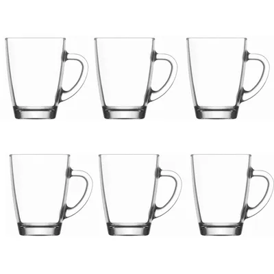 Produktbild von LAV - Teegläser - Vega - Set von 6 - 250 ml - Transparent - Mit Henkel