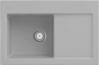 Produktbild von Villeroy & Boch Keramikspüle 677201SM, Subway 45 Einbauspüle - inkl.