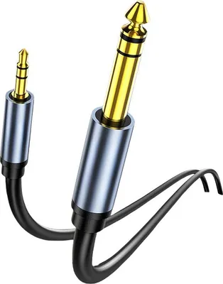 Produktbild von INF 6,5mm auf 3,5mm Audiokabel – Verbinden Sie Ihre Geräte nahtlos 1 m