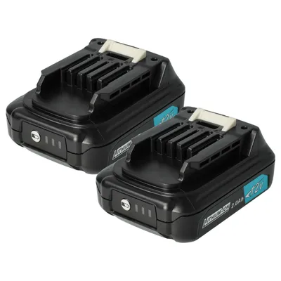 Produktbild von vhbw 2x Akku kompatibel mit Makita UR100DZ, UR100DSME, UR100D, UR100DWYEX, UR100DWE, UR100DWAEX, UR100DSMEX Werkzeug (2000 mAh, Li-Ion, 12 V)